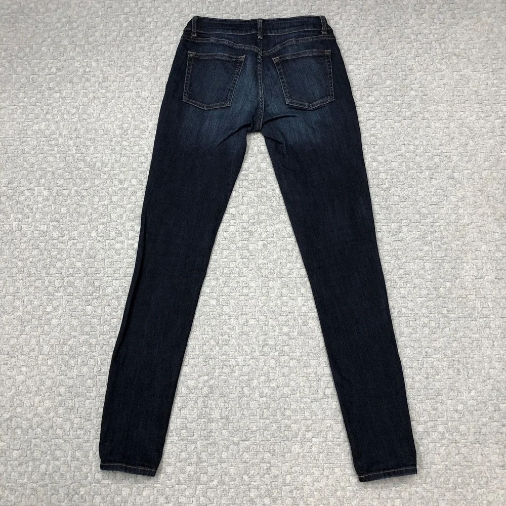 DL1961 Danny Jeans Womens 28 Dark Wash Super Model Mid Rise Skinny Stretch Denim